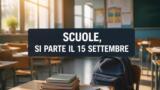 Scuole in Campania, niente posticipo, si parte il 15 settembre