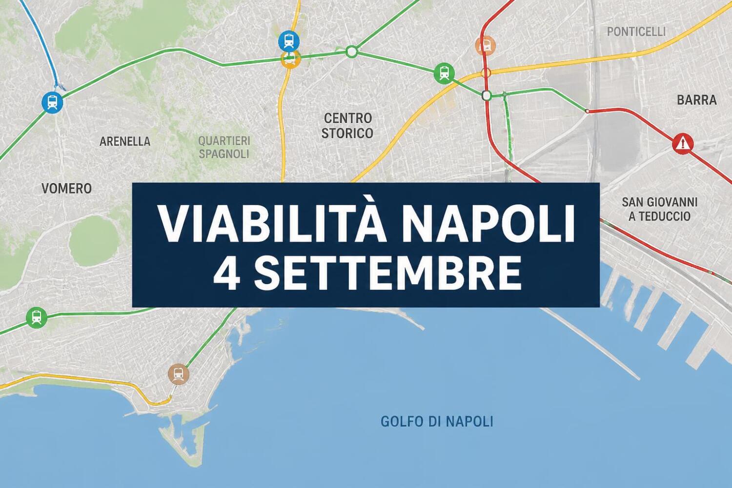 Viabilità e trasporti a Napoli oggi, 4 settembre 2026: chiusure e aggiornamenti