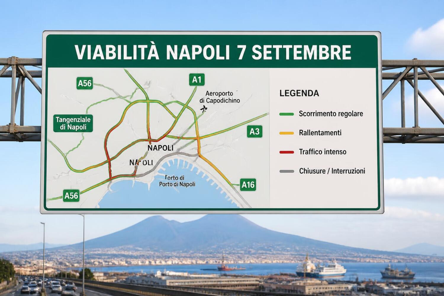 Viabilità e trasporti a Napoli oggi, 7 settembre: chiusure e aggiornamenti