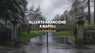Allerta meteo arancione a Napoli, chiusi parchi e Castel Nuovo