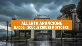 Bacoli, scuole chiuse il 9 ottobre per l’allerta arancione