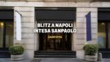 Blitz da Intesa Sanpaolo a Napoli, attivisti in maschera