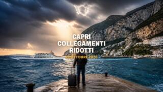 Capri, allerta meteo e carburante: collegamenti marittimi ridotti, disagi per pendolari e turisti