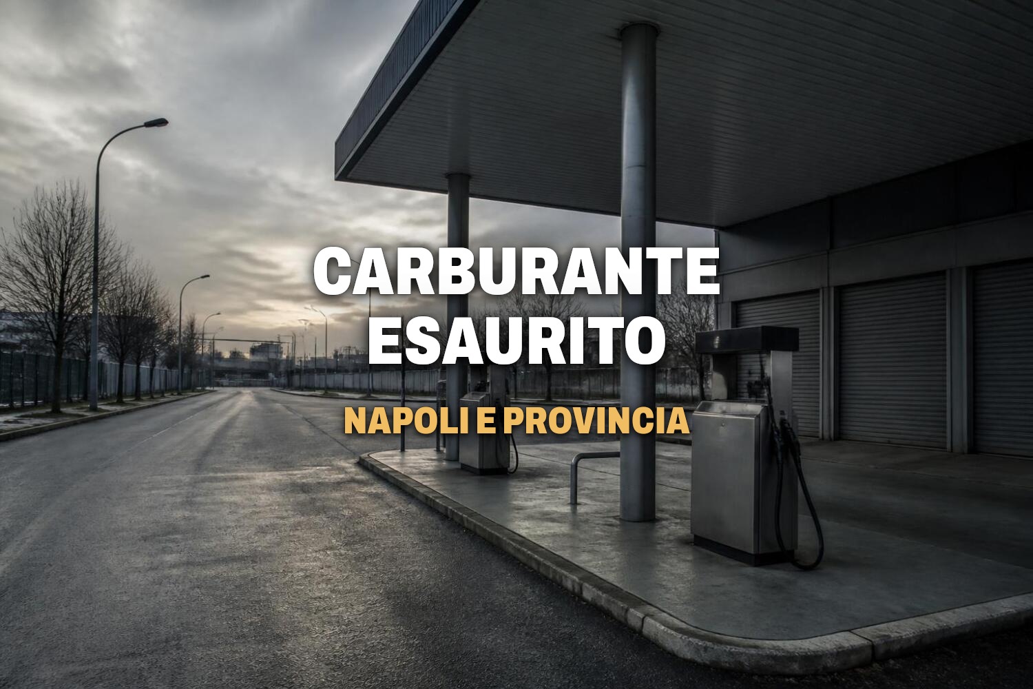 Carburante esaurito a Napoli e provincia, i distributori chiusi
