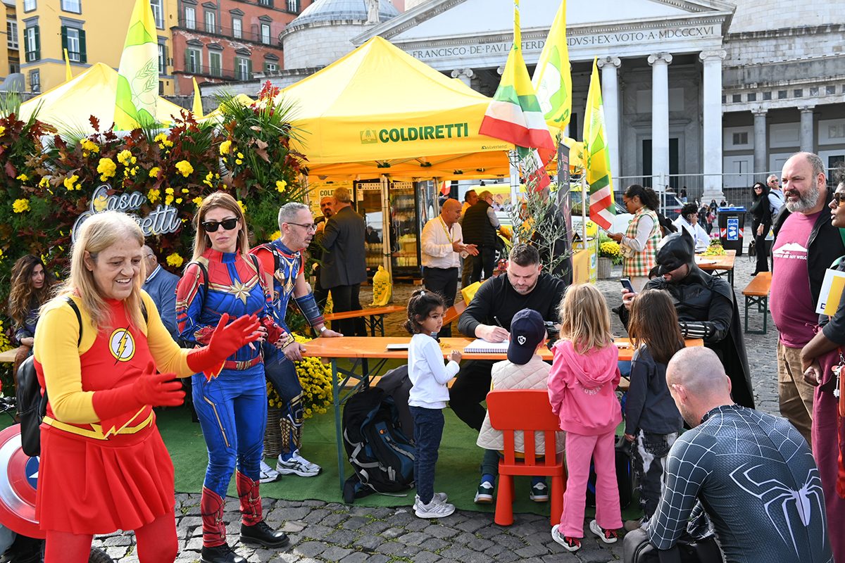 Casa Coldiretti al Villaggio della Salute in piazza del Plebiscito