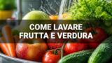 Come lavare frutta e verdura bene: il metodo che toglie terra, batteri e parassiti