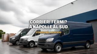 Corrieri fermi a Napoli e al Sud? Cosa succede alle consegne di Amazon, Poste, BRT, GLS e DHL
