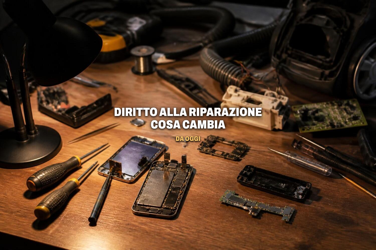 Diritto alla riparazione, cosa cambia da oggi in Italia