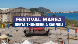 Greta Thunberg a Napoli per il festival Marea di Bagnoli