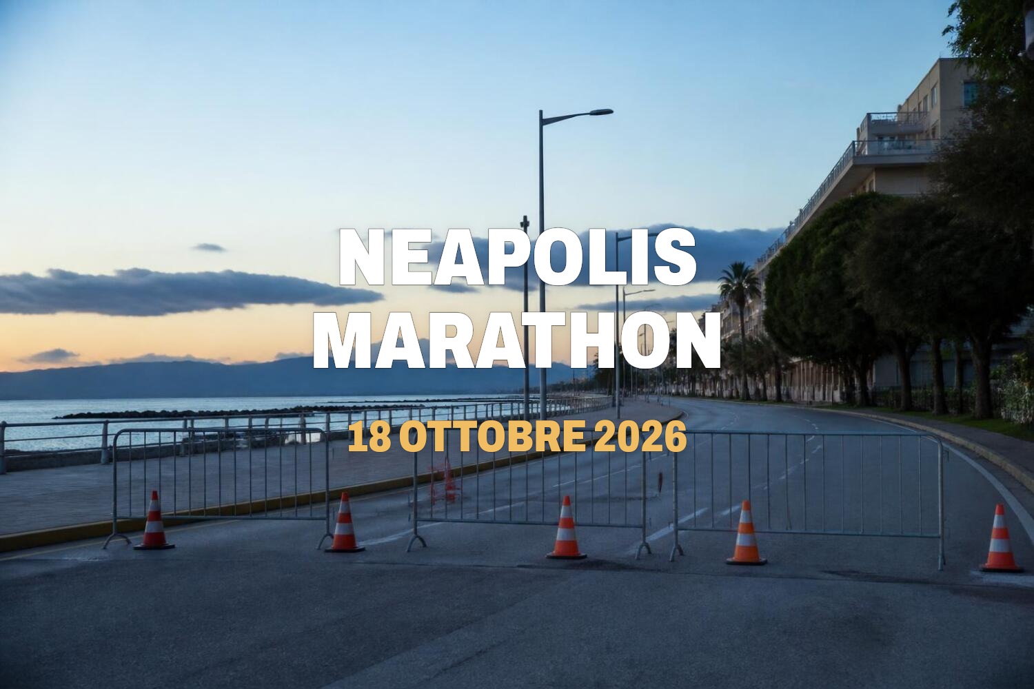 Neapolis Marathon, strade chiuse a Napoli il 18 ottobre