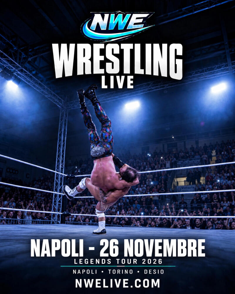 Locandina ufficiale di NWE Wrestling Live a Napoli