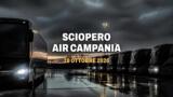Sciopero Air Campania il 28 ottobre, bus a rischio per 8 ore
