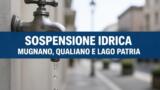 Sospensione idrica a Mugnano, Qualiano e Lago Patria