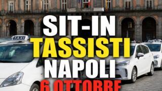 Tassisti in sit-in a Napoli oggi, 6 ottobre: perché protestano davanti al Comune