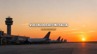 Voli bloccati in Italia per le anomalie Enav, disagi a Napoli